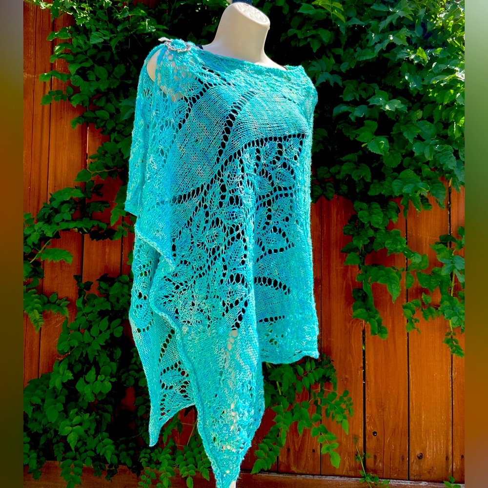 Hand knitted custom wraps/shawls